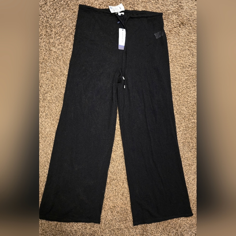 Stylish Black Swim Coverup Pants